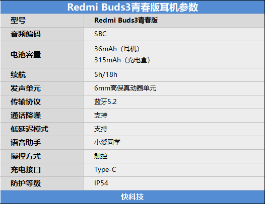 Redmi Buds3青春版无线耳机评测：续航、降噪小惊喜