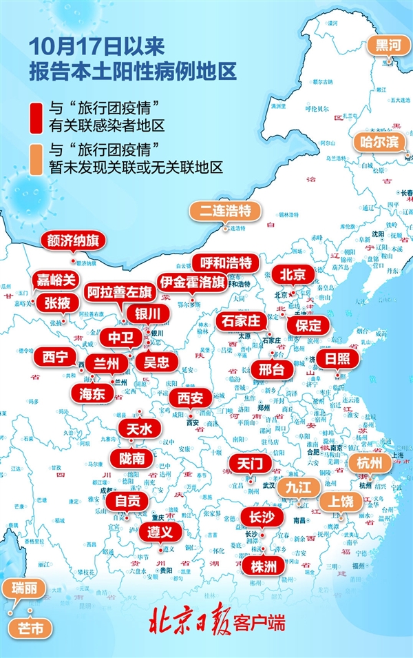 “旅行团疫情”370人关系图更新 16省份报告阳性病例：正全力控制疫情