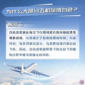 为什么大部分飞机都涂成白色？原来这其中大有奥秘