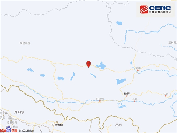 西藏那曲发生5.8级地震：成都有震感