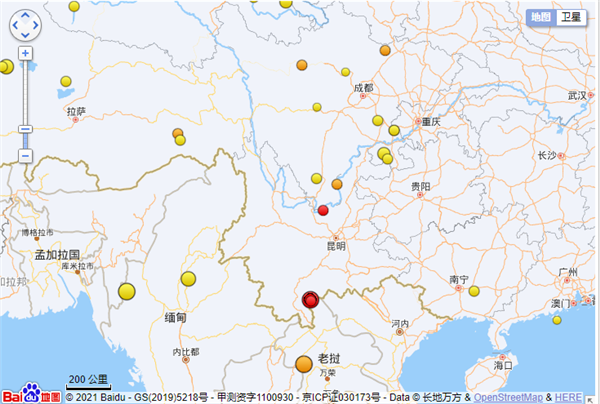 老挝6.0级地震 云南广西震感强烈：离我国边境线仅4公里