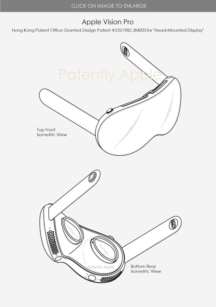 苹果 Vision Pro 头显设计专利获批-冯金伟博客园