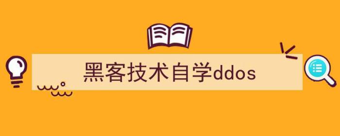 黑客技术自学教程（黑客技术自学ddos）-冯金伟博客园