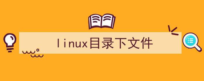 linux 目录文件（linux目录下文件）