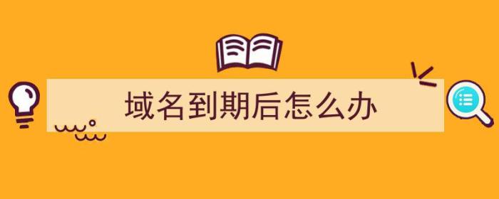 域名到期后怎么办（域名到期后怎么办理续期）-冯金伟博客园