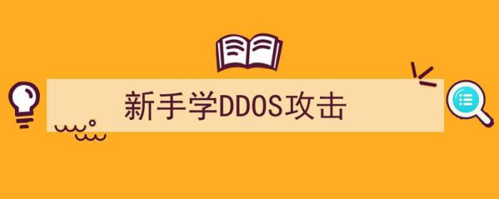 怎么学ddos攻击（新手学DDOS攻击）
