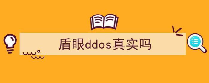 盾眼ddos攻防态势（盾眼ddos真实吗）