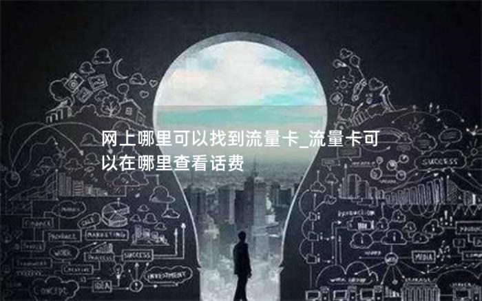 网上哪里可以找到流量卡_流量卡可以在哪里查看话费(就是在网上买的那种流量卡)